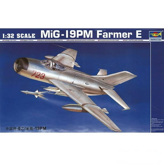 Trumpeter 02209 1:32 scale MiG-19PM Farmer E Aircraft model kit