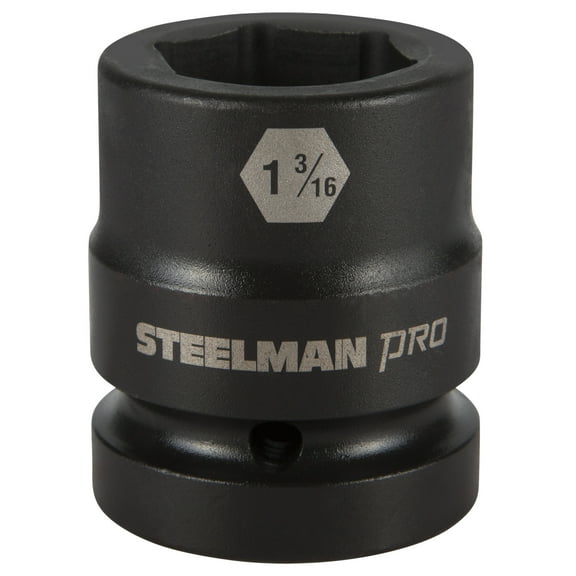 STEELMAN PRO 79338 1-Inch Drive x 1-3/16-Inch 6-Point Impact Socket