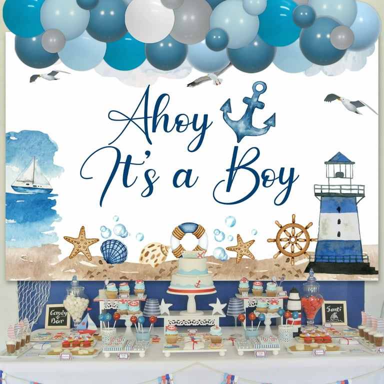 Shower Decorations Party City Baby Boy Decorations Nautical Baby