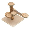 thumbnail image 1 of Jouet de Plate-Forme de Hamster, Installation Rapide Échelle de Support de Terrain de Hamster Relâcher la Pression pour les Petits Animaux de Compagnie, 1 of 8