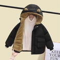 thumbnail image 3 of GYRATEDREAM Toddler Kids Winter Warm Jacket Down Puffer Coat Thick Hooded Outwear 2-7T, 3 of 5