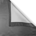 thumbnail image 3 of Ambesonne Night Sky Kitchen Curtains, Full Moon and Clouds, 55"x39", Black White, 3 of 3