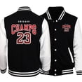 thumbnail image 2 of Ropa con letras Retro para hombre, uniforme de béisbol suelto, chaqueta de viaje de motorista al aire libre, moda de Los Ángeles, California, EE. UU., ciudad, 2 of 3