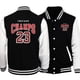 thumbnail image 3 of Ropa con letras Retro para hombre, uniforme de béisbol suelto, chaqueta de viaje de motorista al aire libre, moda de Los Ángeles, California, EE. UU., ciudad, 3 of 3