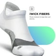 thumbnail image 5 of Feetures Elite Light Cushion No Show Tab - Running Socks for Men & Women - Athletic Compression Socks - Moisture Wicking - XL, New White - (3Pair), 5 of 8