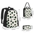 thumbnail image 2 of Balery Abstract Green Polka Dot Mochila Escolar 3 en 1 para Niños - Mochila Resistente con Lonchera Térmica y Estuche - Mochila Escolar para Niños y Niñas, 2 of 7
