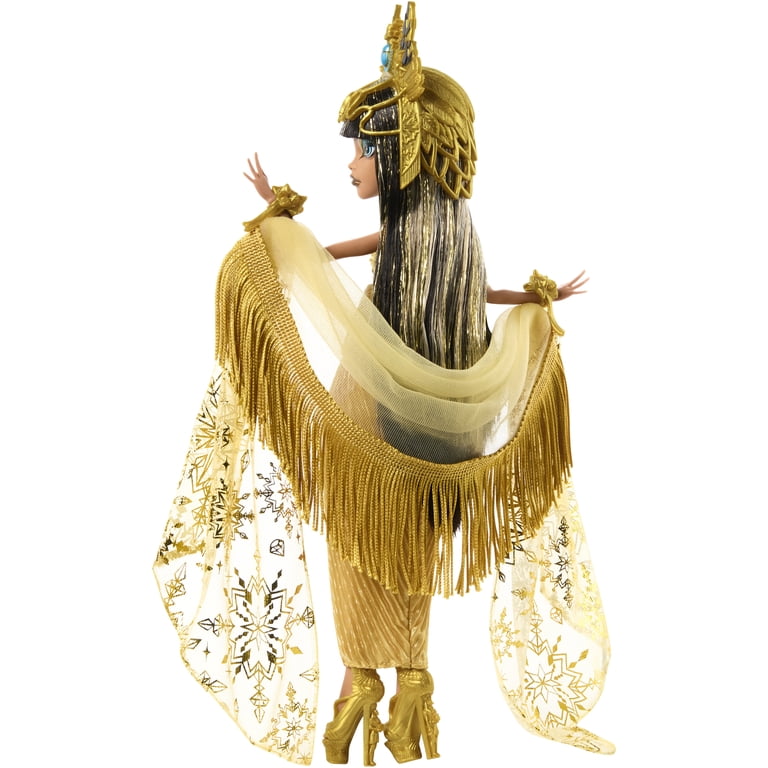 Monster High Cleo De Nile Winter Edition Doll in Golden Gown