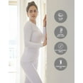 thumbnail image 3 of NETSENG Thermal underwear wool lining for women's long Johns, 3 of 5