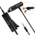 thumbnail image 3 of AMZER Professional Clip-On 3.5mm Plug Lavalier Omni-directional Broadcast Condenser Microphone, For Live Broadcast, Show, KTV, etc, 3 of 4