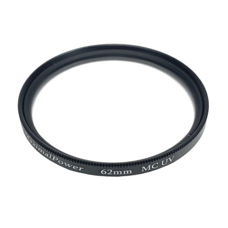 MaximalPower 62mm MC-UV Ultraviolet Camera Lens Filter for DSLR & Mirrorless
