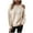 Beige-15, variant on STETMN Women's Crew Neck Sweaters One Off The Shoulder Soft Cable Knit Loose Jumper Tops