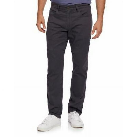 Flag & Anthem GREY Oakland Slim Wallburg 5-Pocket Pants, US 35x34