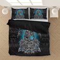 thumbnail image 3 of Juego de cama vikingo, Huginn y Muninn con funda nórdica Odin Rlt12, 3 of 3