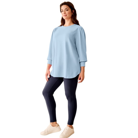Ellos Plus Size Sleeve Sweatshirt Tunic