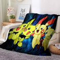 thumbnail image 1 of 3D Pokémon Blanket Plush Flannel Sofa Bed Anime Cover Blanket, 1 of 2