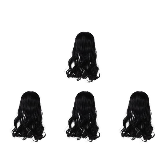 unbranded 4pcs Wavy Hairpiece Invisible Clip In Hair Extension Loose Hair Extensions for Women