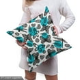thumbnail image 4 of Ambesonne Butterflies Fabric by the Yard Upholstery, Striped Spring Insect, 5 Yards, Sky Blue Black White, 4 of 4