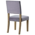 thumbnail image 5 of Pose Upholstered Fabric Dining Chair In Ivory, 5 of 6