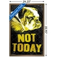 thumbnail image 3 of Avanti - Not Today Bulldog Wall Poster, 22.375" x 34", Framed, 3 of 3