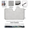 thumbnail image 5 of Black Cat Car Windshield Sun Shade Cute Animal Fold-able UV Ray Sun Visor Protector Sunshade to Keep Your Vehicle Cool 55"x30", 5 of 7