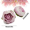 thumbnail image 3 of 1 Pcs Artificial Flowers Fake Peony Heads,Mini Peony Flower Heads,3.9 Inch Silk Flower Peony Artificial Flowers Heads,Small Peony Flowers Heads,For Diy Bouquets,Wedding Decor,(Light Violet,3.9 in), 3 of 8