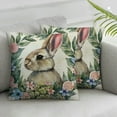 thumbnail image 2 of COMIO Happy Easter Pillow Covers Bunny He is Risen Cute Bunny Spring Home Decor for Couch Sofa&nbsp;2pc, 2 of 6