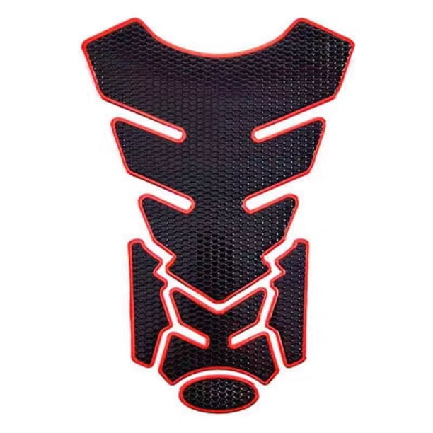 Pegatina Universal para tanque de combustible para motocicleta, alfombrilla de hueso de pescado, Protector de tanque de Gas y aceite, pegatina decorativa para cubierta de motocicleta