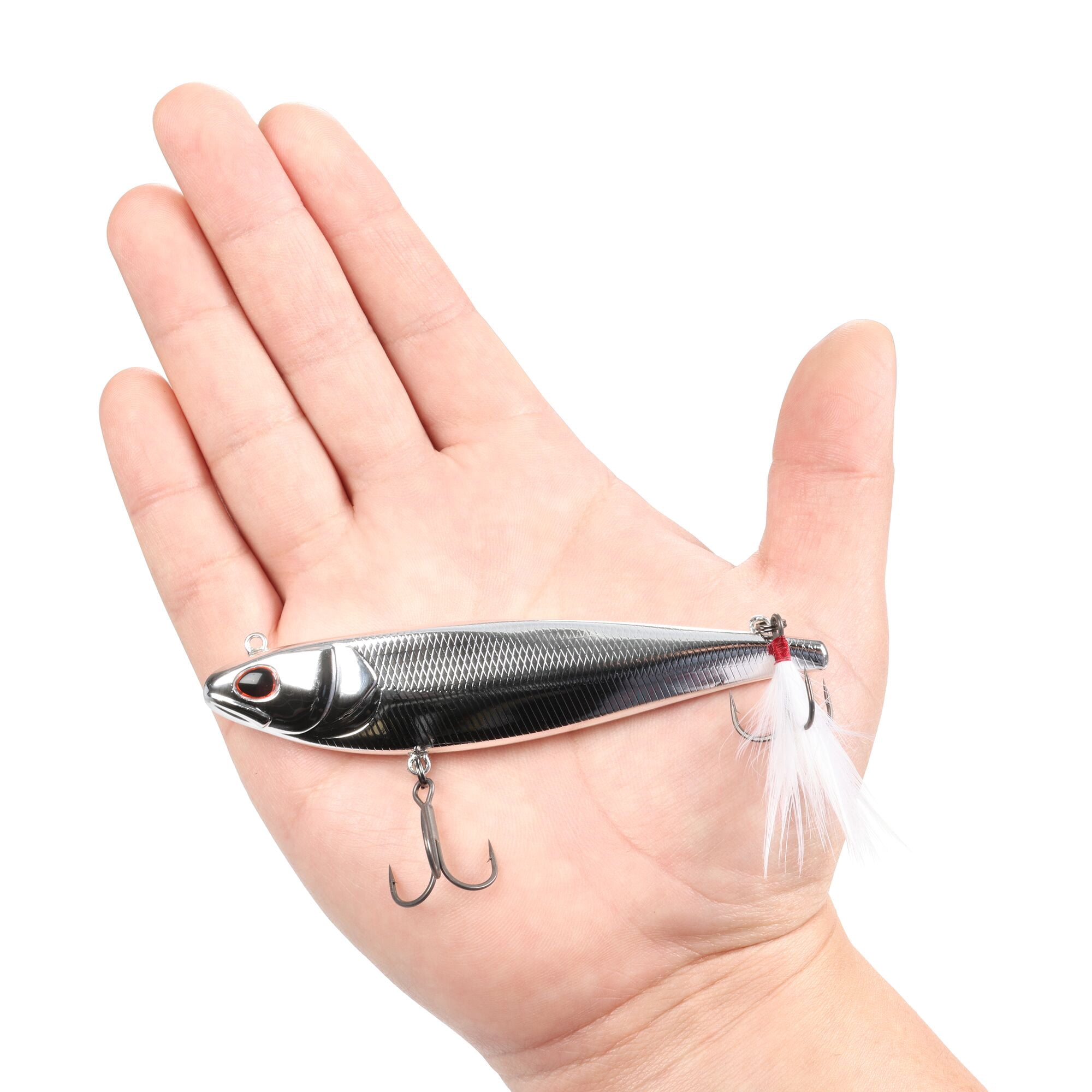 Berkley Doom Stroller Fishing Lure, 4.3 in, Chrome (1-count)