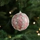 thumbnail image 5 of Ireezec Pink Glitter Foam Christmas Ball Ornament Hanging Decoration for Holiday Tree Party Festive Decorations Indoor Outdoor Xmas Decor, 5 of 6