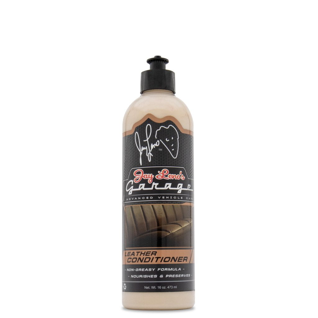 Jay Leno's Garage Leather Conditioner (16 oz) - Protect & Restore Car Leather Surfaces