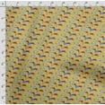 thumbnail image 4 of Soimoi Dog Print,Cotton Poplin, Sewing Fabric Sold by The Yard 42 Inch Wide,Sewing Craft Quilting/Quilt Making Fabric, Yellow, 4 of 5