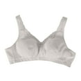 thumbnail image 4 of Women's Bras No Wire No Underwire Bra Feature V-Neck Molded Bra Style W-105 Gray 105C, 4 of 4