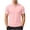 #Pink, variant on Fanshiluo Men's Collared Short Sleeve Polo Shirt, Casual Solid Basic Golf T-Shirt,Size:L,Big and Tall Men