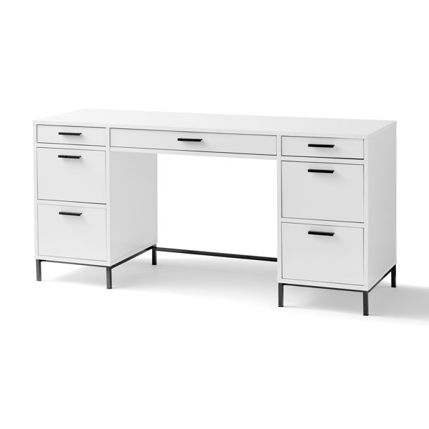 Desk With Drawers On Both Sides Ikea Alex Desk Dupe Diy Under 90