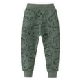 thumbnail image 2 of WIBACKER Boys Sweatpants Active Athletic Jogger Pants Soft Cotton French Terry Little Kids, Dinosaur 3T, 2 of 7