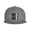 Gray, variant on Flat Bill Visor Classic Snapback Hat Piano Keyboard Stave Adjustable Baseball Cap for Men Women Navy Blue