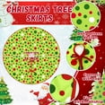 thumbnail image 2 of Guvpev 36" Christmas Tree Skirt - Xmas Tree Skirt Mats for Christmas Tree Decorations - Red & Green Polka Dot Christmas Tree Skirt for Indoor Outdoor Holiday Xmas Party Decorations, 2 of 13