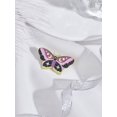 thumbnail image 3 of 1set 1Pc Butterfly Enamel Pins Alloy Brooches for Women Daily Dress-Up Skirts Sweater Scarf Bags Hats for DIY Saddle Brown, 3 of 3
