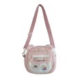 thumbnail image 1 of Bolso bandolera esponjoso para mujer, bandolera de felpa para mujer, bolso tipo cartera Jk bonito para adolescentes, 1 of 5