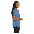 thumbnail image 3 of Port Authority Women's Short Sleeve Silk Touch Classic Polo Shirt Ultramarine Blue X-Small, 3 of 4