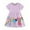 Purple, variant on Babcutegg Summer Kids Short Shirt Dresses for Little Girls Skirts New Printed Round Neck Cotton Knitted Dress Pink Size 7Y
