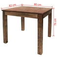 thumbnail image 4 of vidaXL Dining Table Solid Reclaimed Wood 32.3"x31.5"x29.9", 4 of 9
