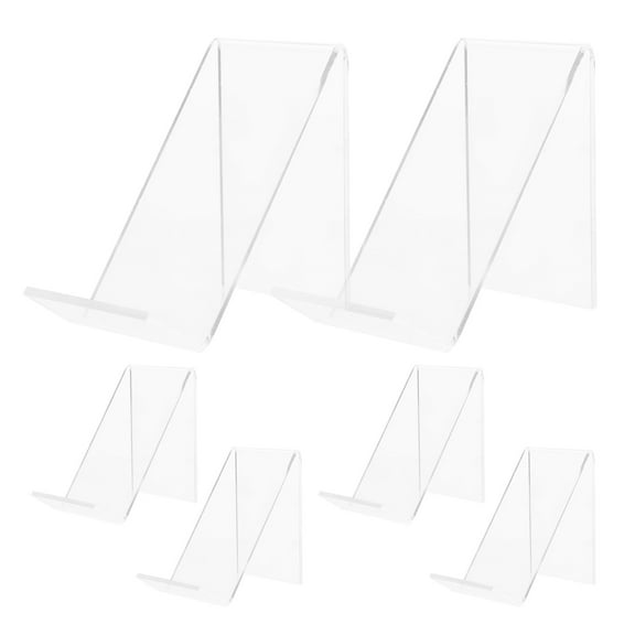 HAKIDZEL Shoe Racks Clear Shoe Display Stand Plastic 6pcs