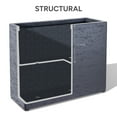 thumbnail image 5 of Tall Rectangular Composite Planter,Durable for All-Weather Use with Drainage Holes, Large Rectangular Planter for Outdoor and Indoor Plants, 5 of 5