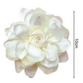 thumbnail image 6 of sunsanly 10cm Rose Fabric Flower Accessory Women Versatile Corsage Hair Clip Suit Lapel Clothing Bags DIY Corsage, 6 of 8