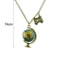 thumbnail image 5 of OPOLSKI Vintage Creative Alloy Rotatable Globe Binoculars Necklace Sweater Chain A, 5 of 8