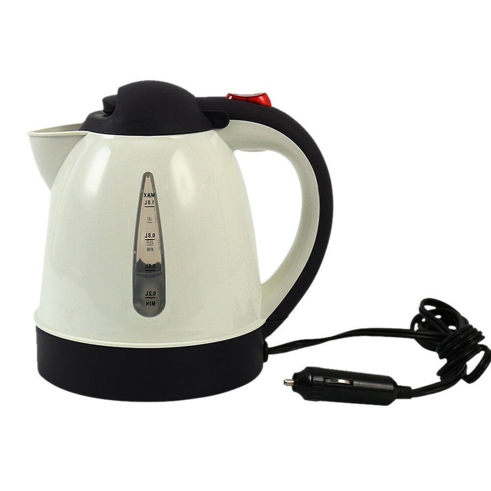 Portable 12V Car Kettle Set Motor Home Water Heater Boiler Tea Coffee Maker 