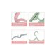 thumbnail image 4 of 4 Colors Travel Foldable Hangers, Portable Clothes Hangers, Non-Slip Plastic, 4 of 5