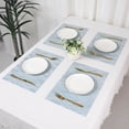 thumbnail image 7 of Unique Bargains Set of 8 Placemats for Dining Table Wipeable Table Mat Blue 18x12Inch, 7 of 7