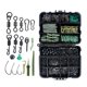 thumbnail image 1 of Kits de Aparejos de Pesca en El Mar Sunnimix 420 Unids Cobre Giratorio s de Presión Tornillos Clips, 1 of 8